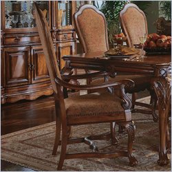 Pulaski Casa Cristina Upholstered Arm Chair in La Habana Finish