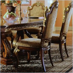 Pulaski Royale Upholstered Seat and Back Side Chair in Royale Finish