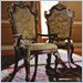 Pulaski Royale Arm Chair with Upholstered Seat and Back