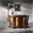 Pulaski Edwardian Classic Wooden Home Bar in Dark Wood