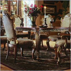 Pulaski Royale Carved Leg Formal Dining Table in Rich Cherry Finish