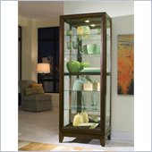 Pulaski Chocolate Cherry Curio Cabinet
