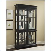 Pulaski Oxford Black Curio Cabinet