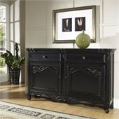 Pulaski Accents Tara Hall Chest in Black Antique Rub