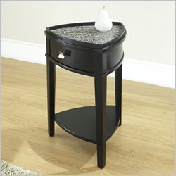 Pulaski Accents Accent Table in Midnight Swirl Finish