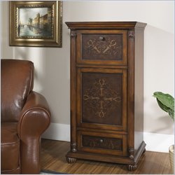 Pulaski Accents Wine Accent Cabinet in Cognac Finish