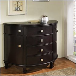 Pulaski Accents Demilune Chest in Broadway finish