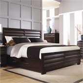Pulaski Tangerine 330 Panel Storage Bed in Sable Finish