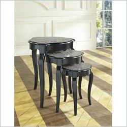 Pulaski Accents Nesting Table in Midnight Swirl Finish