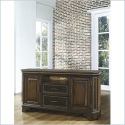 Pulaski Accents Entertainment Console in Wadsworth Finish