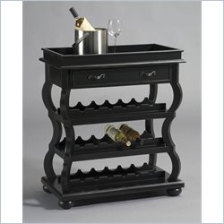 Pulaski Accents Wine Table in Holds 18 bottles