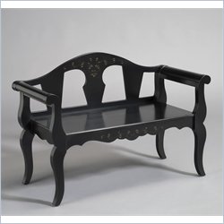Pulaski Accents Bench in Ebony Finish