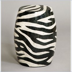 Pulaski Accents Accent Table in Black Zebra Finish