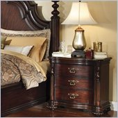 Pulaski Glenhaven 3 Drawer Wood Top Nightstand