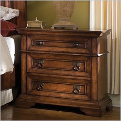Pulaski Inglewood Wood Top Nightstand in Dark Cherry Finish