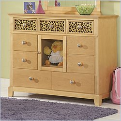 Pulaski Simply Furbulous 9 Drawer Bureau in Natural Finish