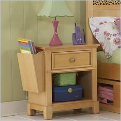 Pulaski Simply Furbulous Wood Top Nightstand in Natural Finish
