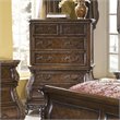 ADD TO YOUR SET: Pulaski Birkhaven 5 Drawer Tall Chest in Lush Mocha Finish