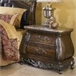 ADD TO YOUR SET: Pulaski Birkhaven 2 Drawer Stone Top Nightstand in Lush Mocha Finish
