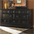 ADD TO YOUR SET: Pulaski Brookfield 9 Drawer Dresser in Ebony Finish