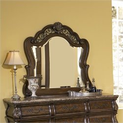 Pulaski Birkhaven Mirror in Mocha Finish
