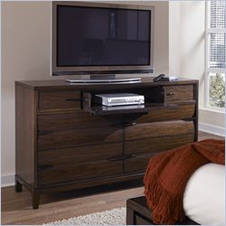Pulaski Tangerine 335 Dresser in Walnut Finish