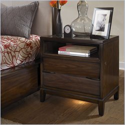 Pulaski Tangerine 335 Nightstand in Walnut Finish