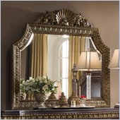 Pulaski Del Corto Mirror with Gold Dry-Brushing