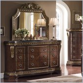 Pulaski Del Corto Dresser and Mirror Set