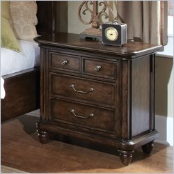 Pulaski Saddle Ridge Nightstand in Aged Pecan Finish
