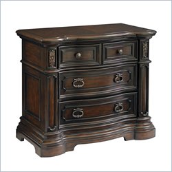 Pulaski Cassara Bed Chest in Cordovan Finish