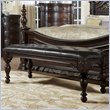 ADD TO YOUR SET: Pulaski Cassara Bed Bench in Cordovan Finish