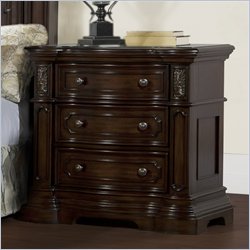 Pulaski Cassara Nightstand in Cordovan Finish
