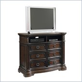Pulaski Cassara Media Chest in Cordovan Finish