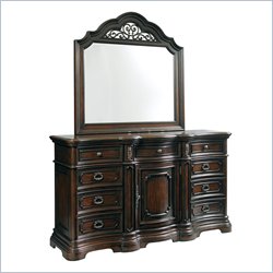 Pulaski Cassara Dresser and Mirror Set