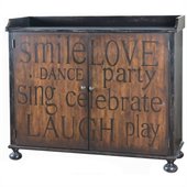 Pulaski Accents Artistic Expressions Wine Cabinet in Tanner
