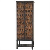 Pulaski Accents Artistic Expressions Wine Cabinet in Greenwich Village