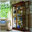 Pulaski Fawn Oak II Sun Burst Finish Curio Cabinet