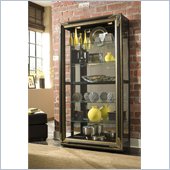 Pulaski Oxford Black Decorative Door Frame Curio Cabinet