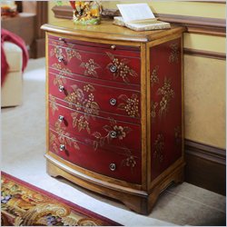 Pulaski 4 Drawer Accent Chest in Blossom Finish
