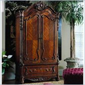 Pulaski Edwardian Antique Wood TV Armoire
