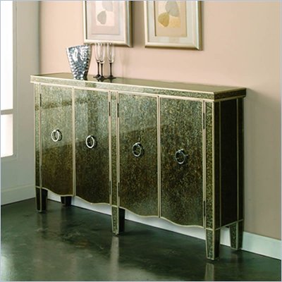 Pulaski Tiara Silver Modern Console Table