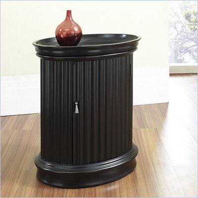 Pulaski Accents Black Pedestal Table