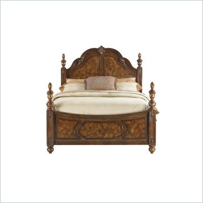 Pulaski Ashton Park Low Post Wood Panel Bed 5 Piece Bedroom Set
