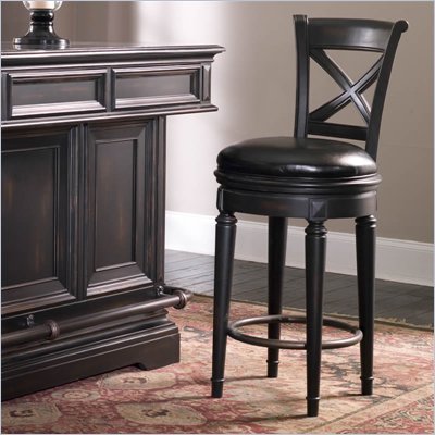 Pulaski Brookfield Bar Stool in Ebony Finish