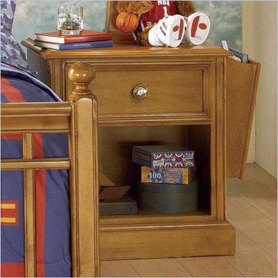 Pulaski Build-A-Bear Bearrific Kids Nightstand in Cocoa