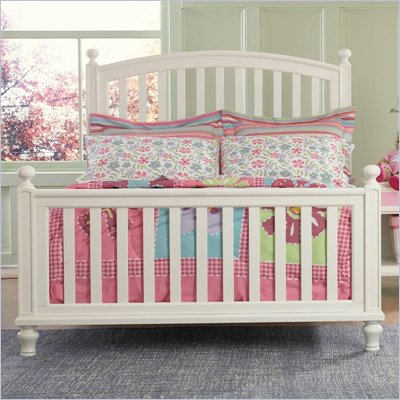 Pulaski Build-A-Bear Pawsitively Yours Kids Slat Bed in Vanilla Finish