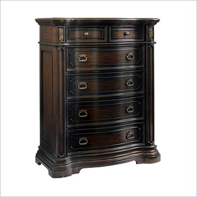 Pulaski Cassara Drawer Chest in Cordovan Finish