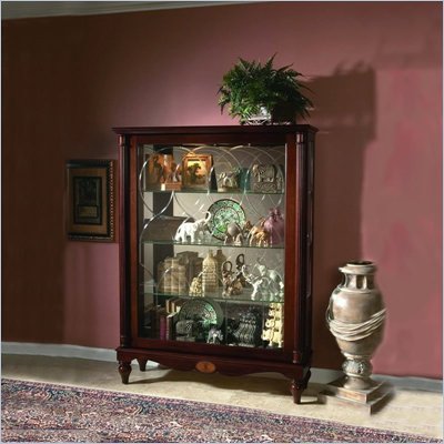 Pulaski Cardigan Mantel Curio Cabinet