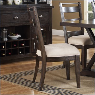 Pulaski Del Ray Ladder Bacl Side Chair in Rich Wood Tone